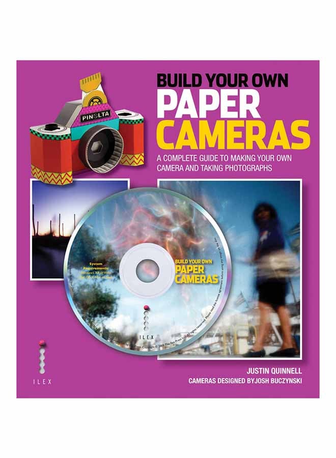 Build Your Own Paper Cameras Hardcover English by Justin Quinnell - 40014 
