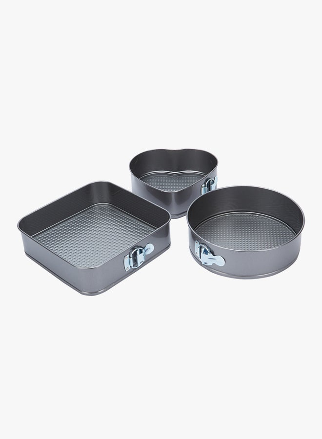 Home Box 3-Piece Crystal Baking Pan Set Black Standard  - Image 2
