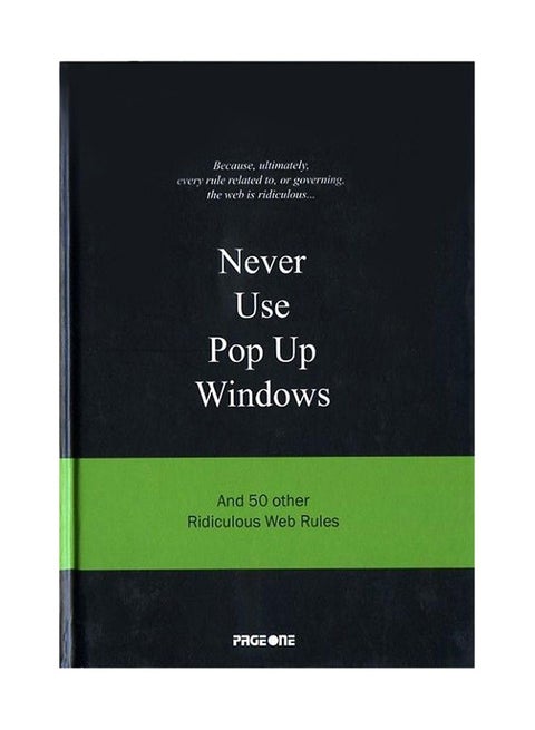 Never Use Pop-Up Windows - Paperback English