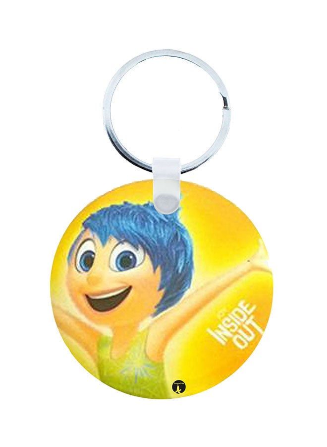 بي بي سلسلة مفاتيح مطبوع عليها صورة ديزني 2 في 1 مع قلادة أصفر/أزرق/فضي - Image 1