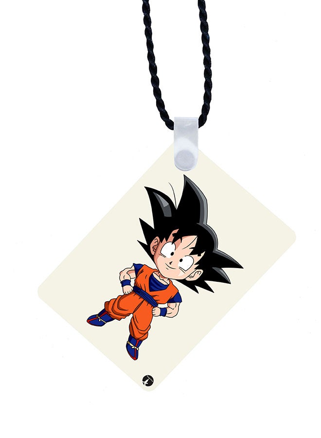 BP 2-In-1 Dragon Ball Printed Keychain And Necklace White/Black/Red - Image 2