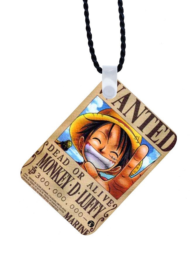 BP 2-In-1 One Piece Printed Keychain And Necklace Beige/Brown/Blue - Image 2