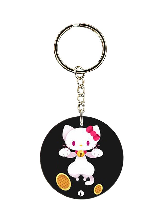 بي بي سلسلة مفاتيح مطبوع عليها صورة لشخصية هيلو كيتي متعدد الألوان
