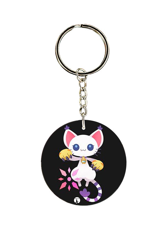 BP Anime Digimon Keychain Black/White/Pink
