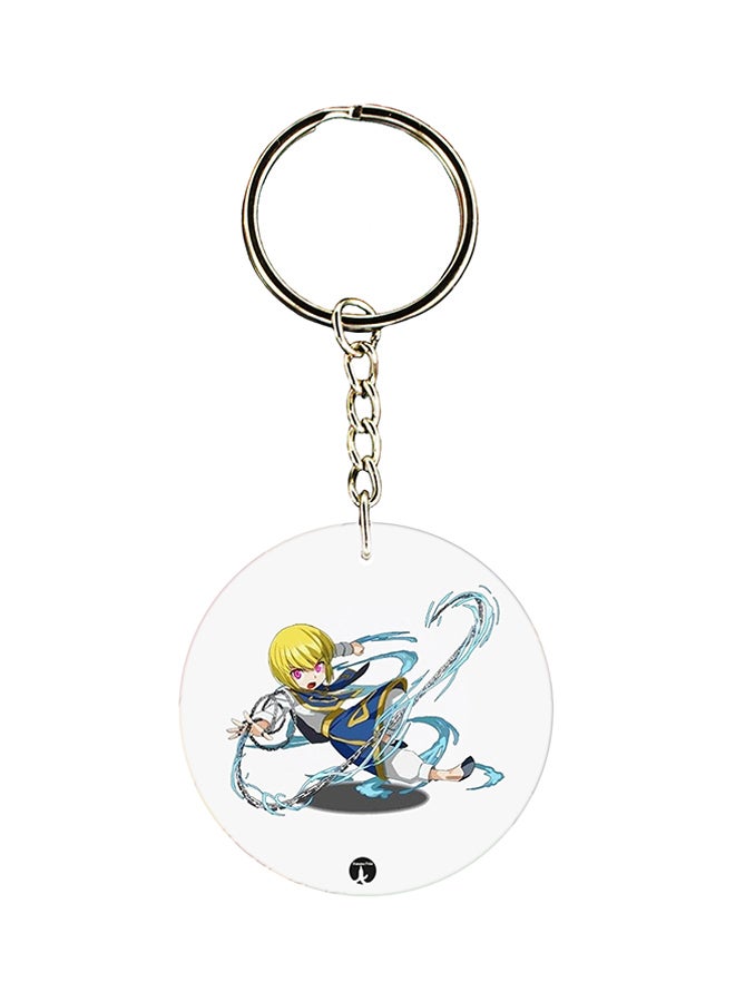 BP Anime Hunter x Hunter Printed Keychain Yellow/White/Blue
