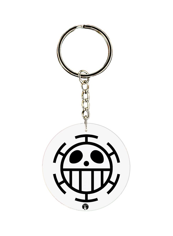 BP Anime Printed Keychain White/Black