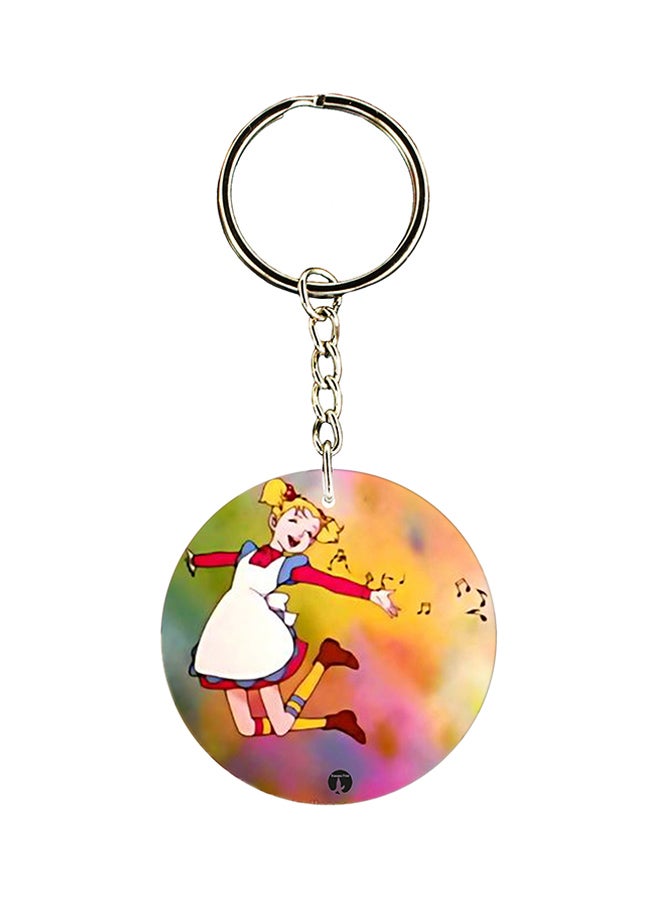 بي بي سلسلة مفاتيح بتصميم شخصية الأنمي ساندي بل تستخدم على الوجهين أصفر/أبيض/وردي