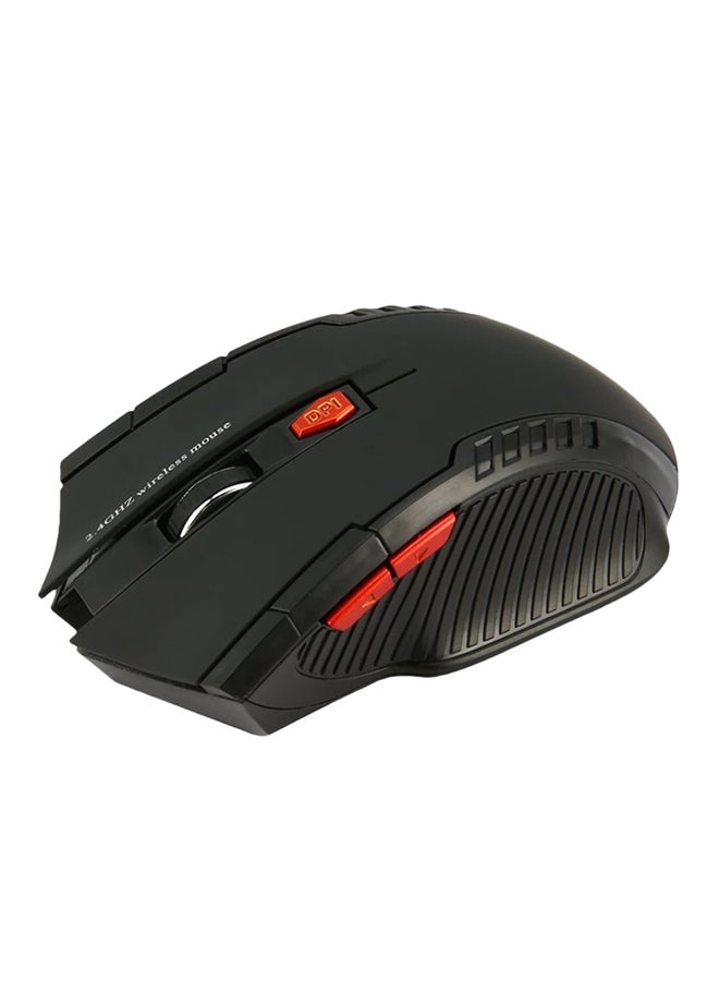 Wireless Optical Mouse With USB Adapter Black - Image 4