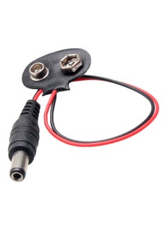 5-Piece 9V Battery Clip With 5.5Mm X 2.1Mm Plug For Arduino Uno R3