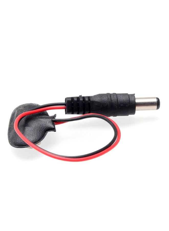 Generic - 5-Piece 9V Battery Clip With 5.5Mm X 2.1Mm Plug For Arduino Uno R3 - Image 1
