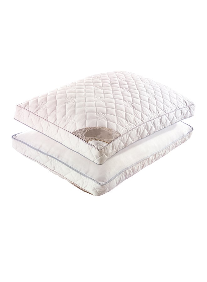 REGAL IN HOUSE Biyasko Pillow Microfiber White 70x50centimeter  - Image 2