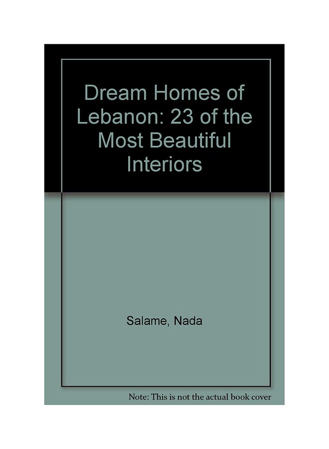 Dream Homes Of Lebanon printed_book_hardback english - 4/12/2007 