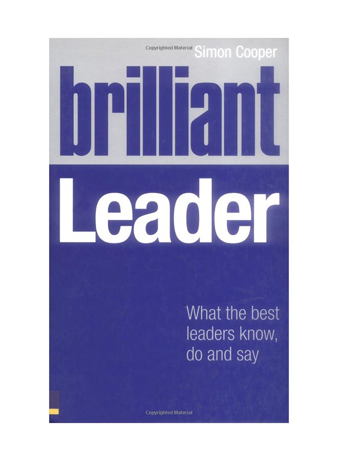 Brilliant Leader Paperback English by Simon Cooper - 39795 