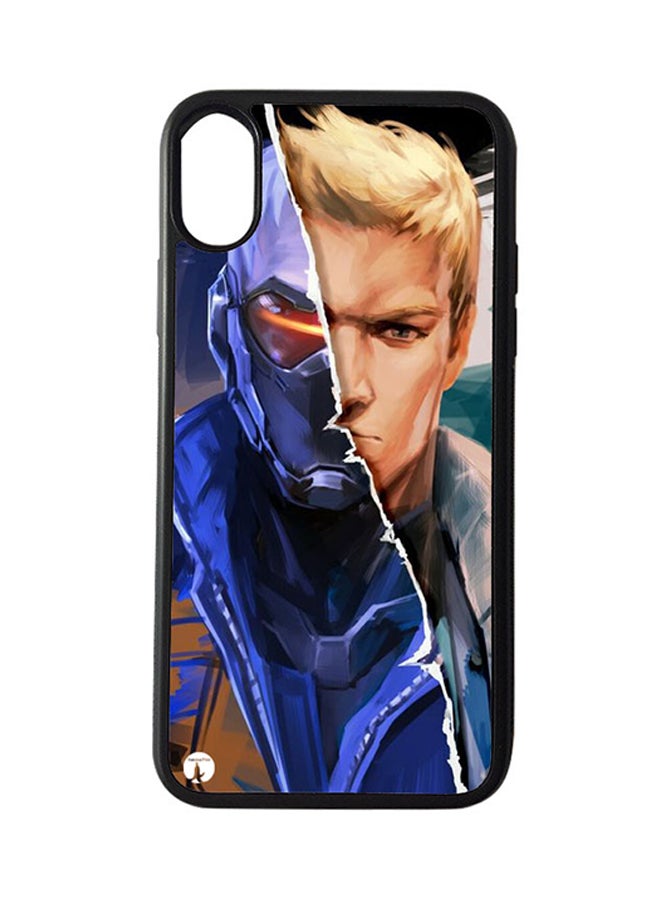 BP Protective Case Cover For Apple iPhone XS Max The Video Game Overwatch (Black Bumper)