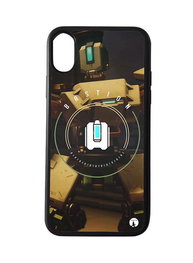 BP Protective Case Cover For Apple iPhone XS Max The Video Game Overwatch (Black Bumper)
