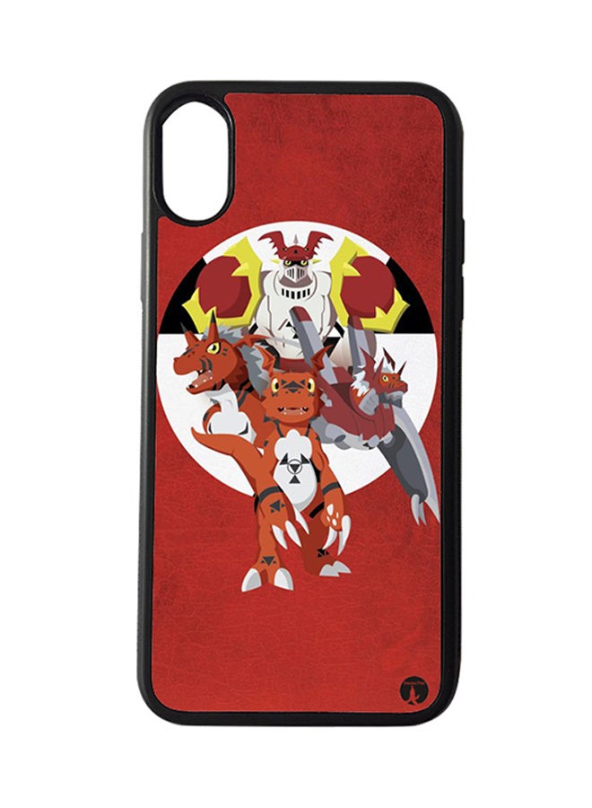 بي بي غطاء حماية واق لهاتف أبل آيفون XS ماكس ذا إنمي ديجيمون (بلاك بامبر)