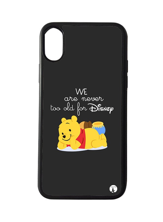 Protective Case Cover For Apple iPhone XS Max Disney (Black Bumper)