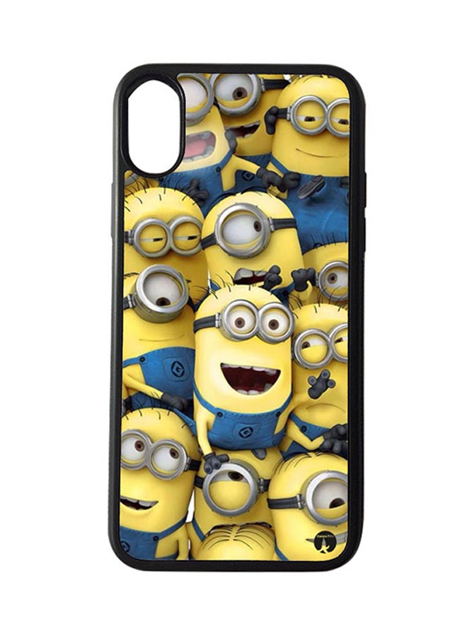 BP Protective Case Cover For Apple iPhone XS Max Yellow (Black Bumper)