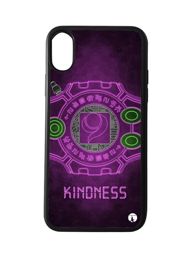 بي بي غطاء حماية واق لهاتف أبل آيفون XS ماكس ذا إنمي ديجيمون (بلاك بامبر)