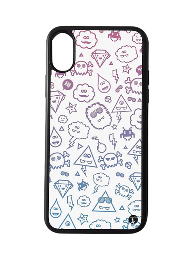 بي بي غطاء حماية واق لهاتف أبل آيفون XS ماكس أبيض (بلاك بامبر)