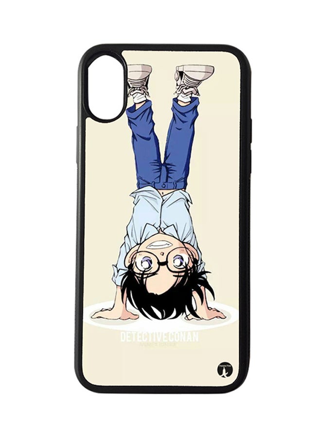 BP Protective Case Cover For Apple iPhone XS Max The Anime Detective Conan (Black Bumper)