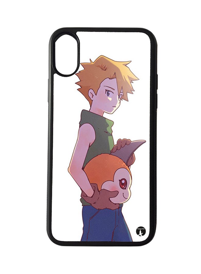BP Protective Case Cover For Apple iPhone XS Max The Anime Digimon (Black Bumper)