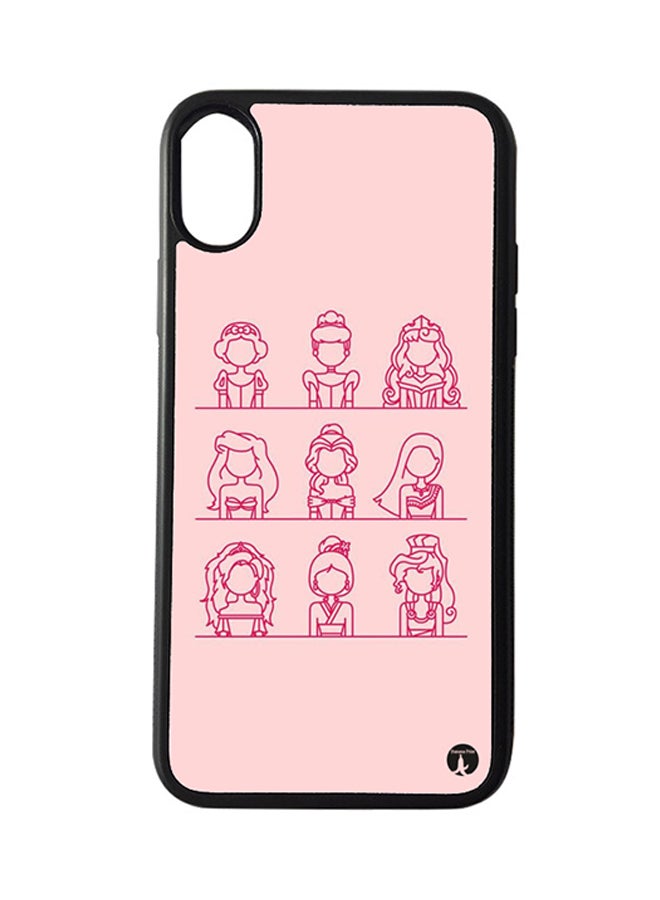 Protective Case Cover For Apple iPhone XS Max Disney (Black Bumper)