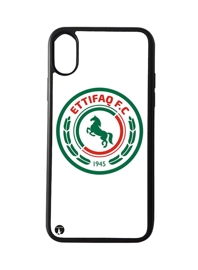 بي بي غطاء حماية واق لهاتف أبل آيفون XS ماكس ذا فوتبول كِلَب إتفاق (بلاك بامبر)