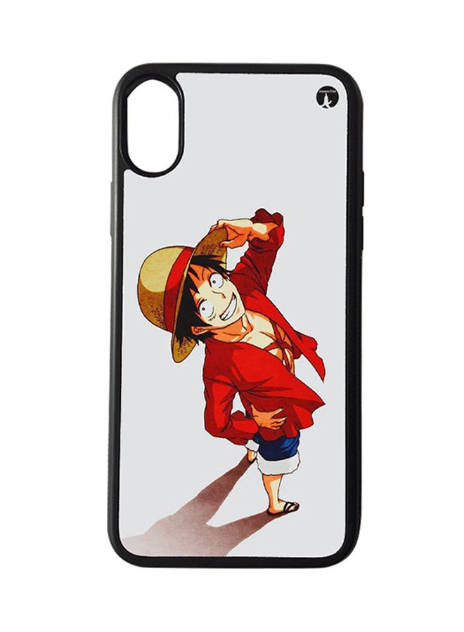 Protective Case Cover For Apple iPhone XS Max The Anime One Piece (Black Bumper)