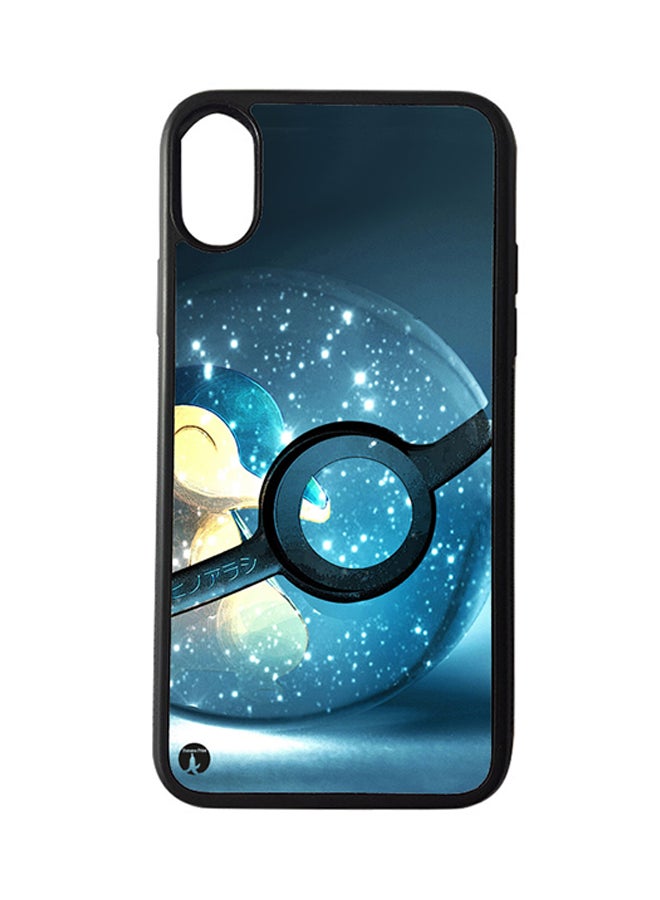 بي بي غطاء حماية واق لهاتف أبل آيفون XS ماكس بوكيمون (بلاك بامبر)