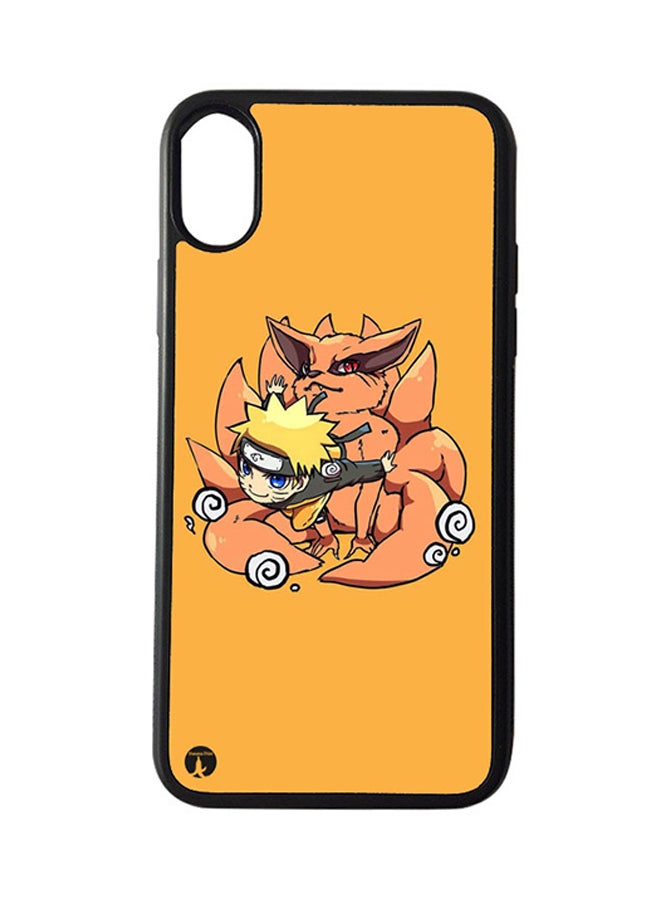 Protective Case Cover For Apple iPhone XS Max The Anime Naruto (Black Bumper)