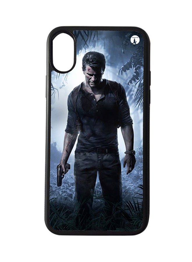 BP Protective Case Cover For Apple iPhone XS Max The Video Game Uncharted (Black Bumper)