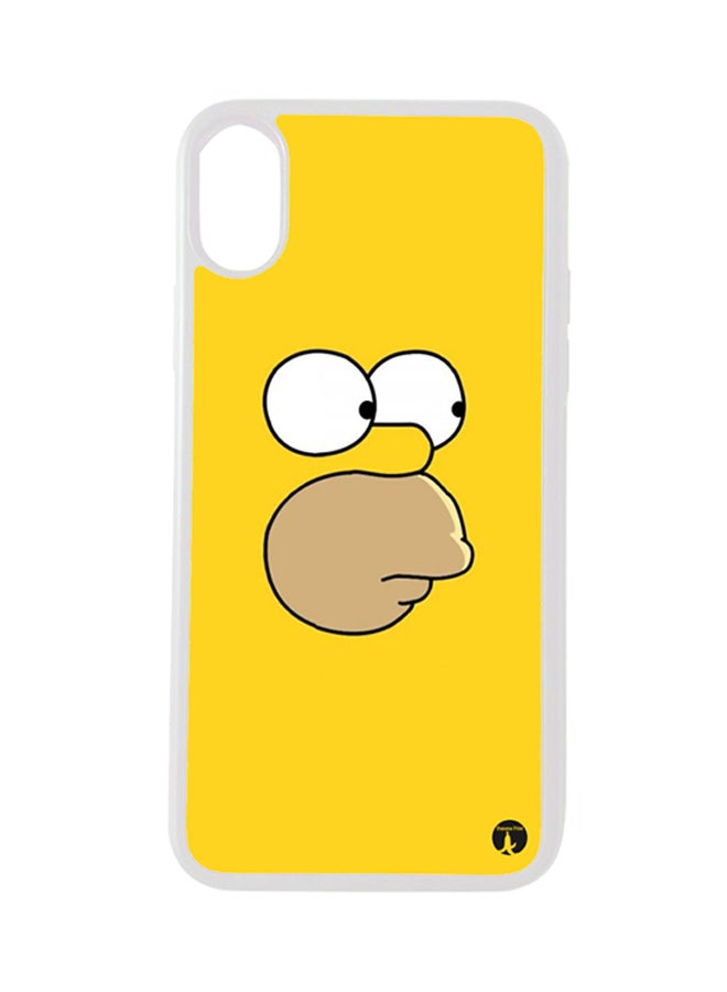 BP Protective Case Cover For Apple iPhone XS Max The Simpsons (White Bumper)