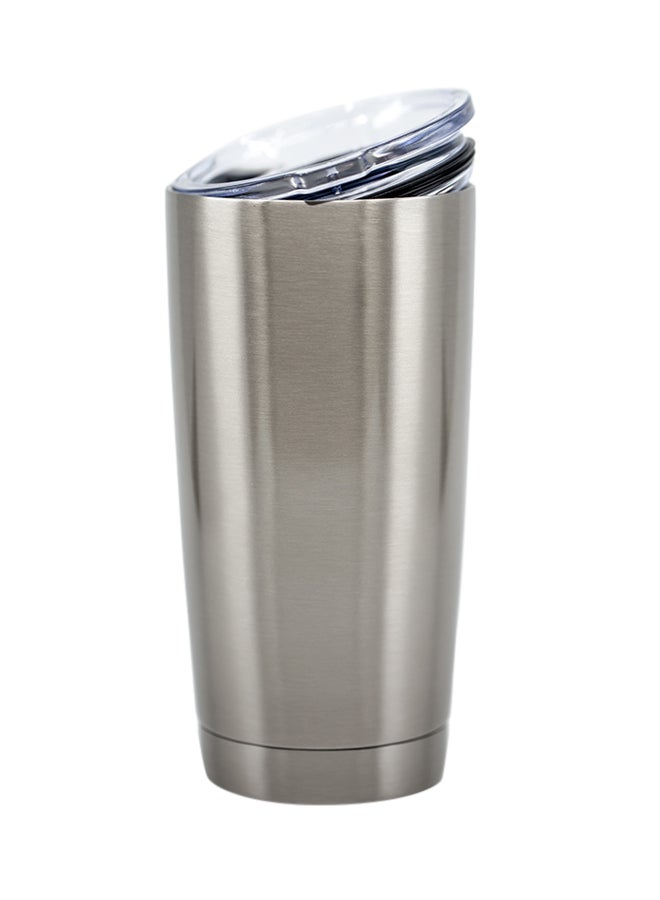 LOUD UNIVERSE Fortnite Straight Outta Salty Springs Printed Tumbler With Lid Silver/White/Clear  - Image 2