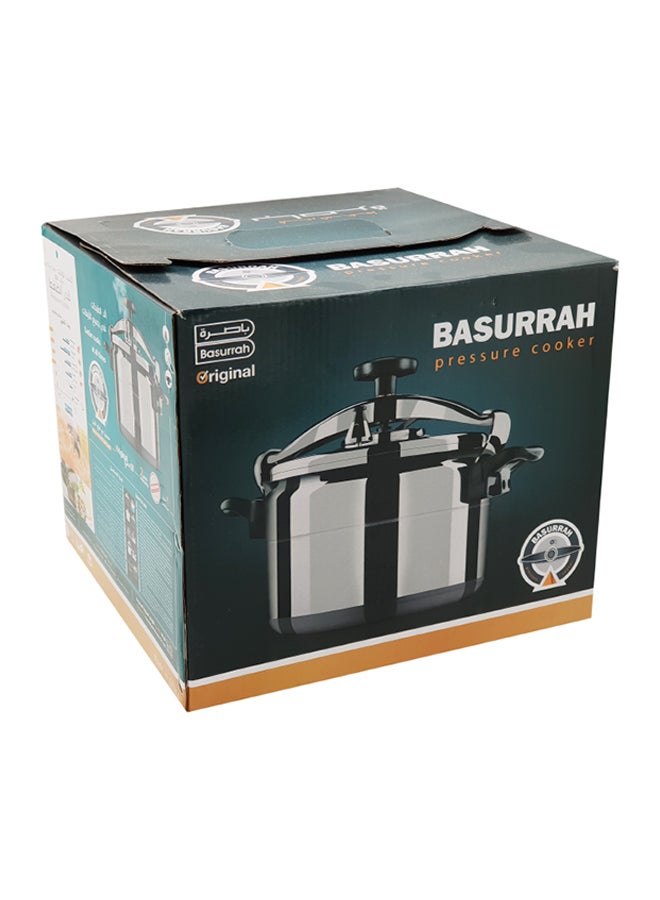 BASURRAH - Aluminium Pressure Cooker 3L Silver 3Liters - Image 1