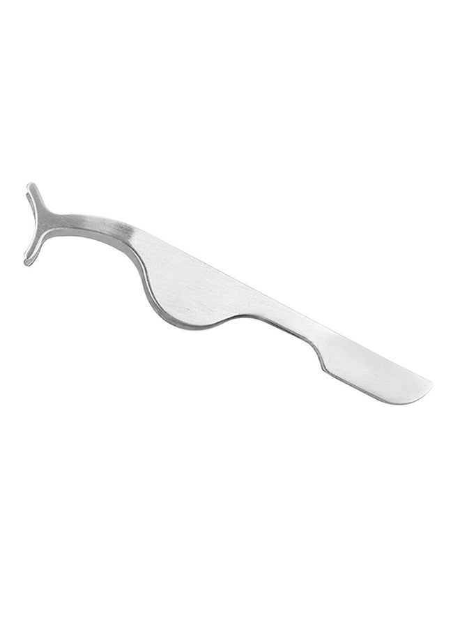 مشبك تجعيد الرموش من الستانلس ستيل فضي - Image 1