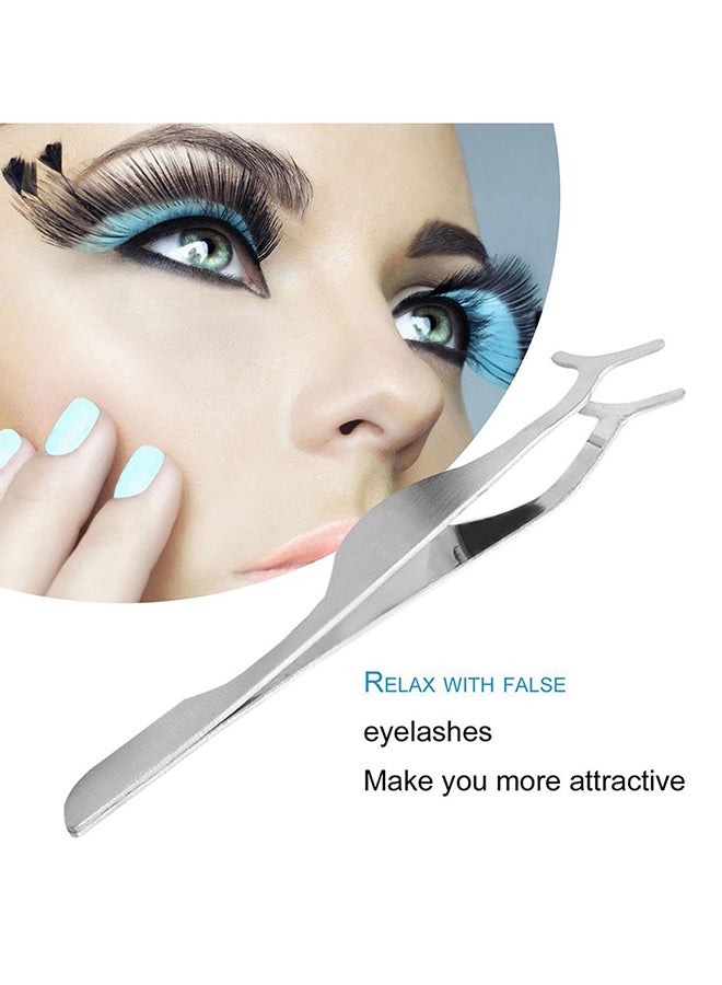 مشبك تجعيد الرموش من الستانلس ستيل فضي - Image 2