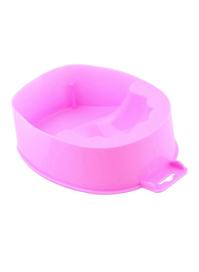 وعاء نقع الأظافر لتزيينها وردي - Image 1