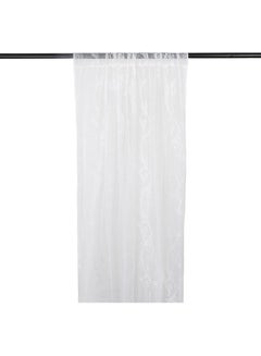 Home Box 2-Piece Rhine Polyester Curtain Set White 240x140cm  - Image 1
