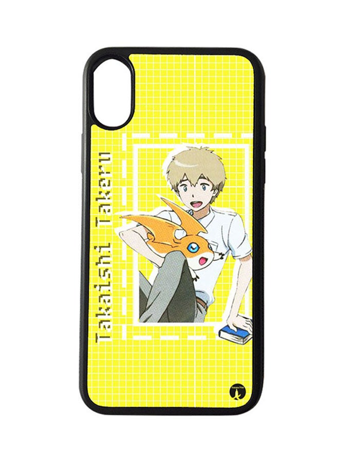BP Protective Case Cover For Apple iPhone XR The Anime Digimon (Black Bumper)