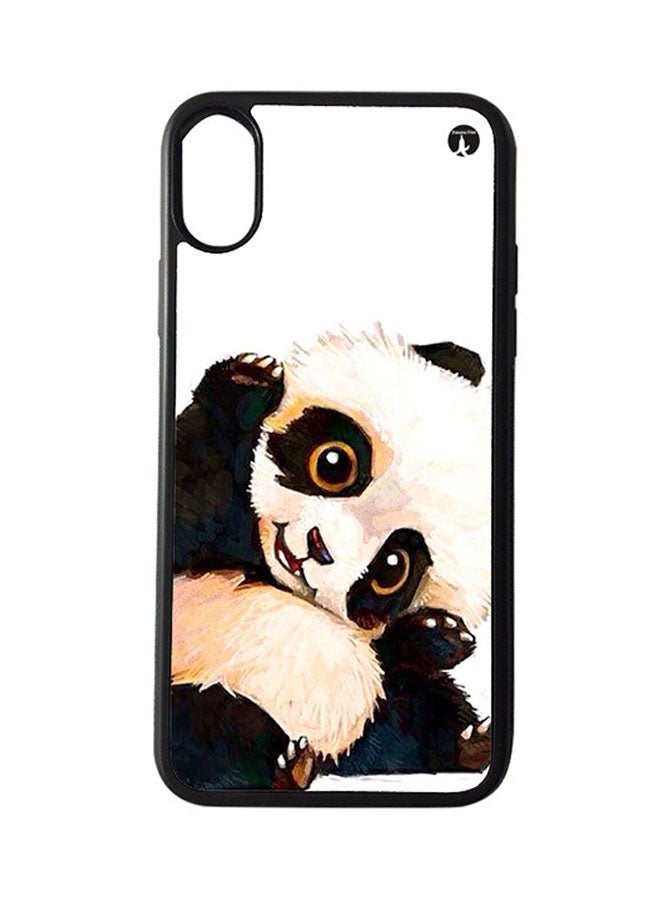 BP Protective Case Cover For Apple iPhone XR A Panda (Black Bumper)