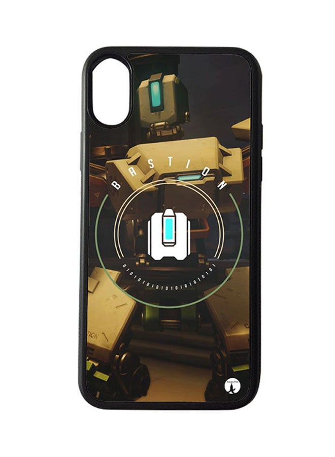 BP Protective Case Cover For Apple iPhone XR The Video Game Overwatch (Black Bumper)