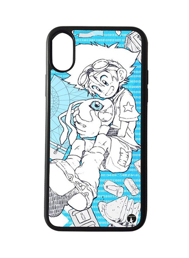 BP Protective Case Cover For Apple iPhone XR The Anime Digimon (Black Bumper)