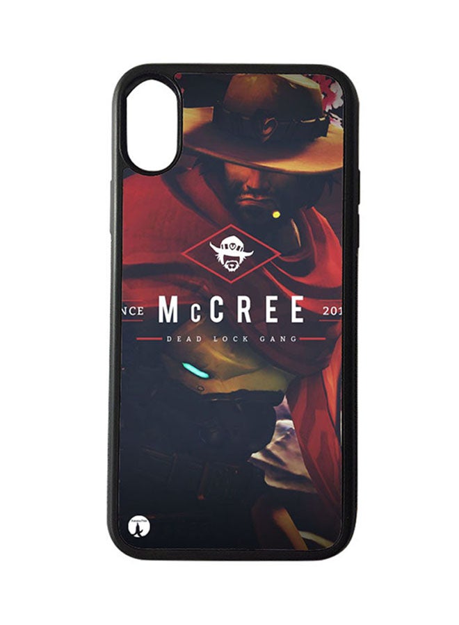 BP Protective Case Cover For Apple iPhone XR The Video Game Overwatch (Black Bumper)