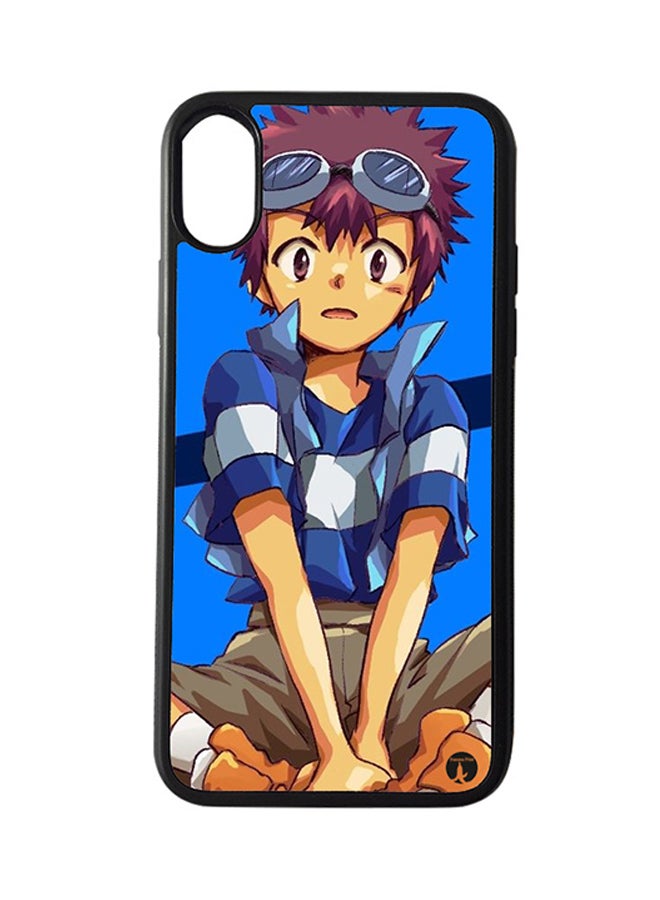 BP Protective Case Cover For Apple iPhone XR The Anime Digimon (Black Bumper)