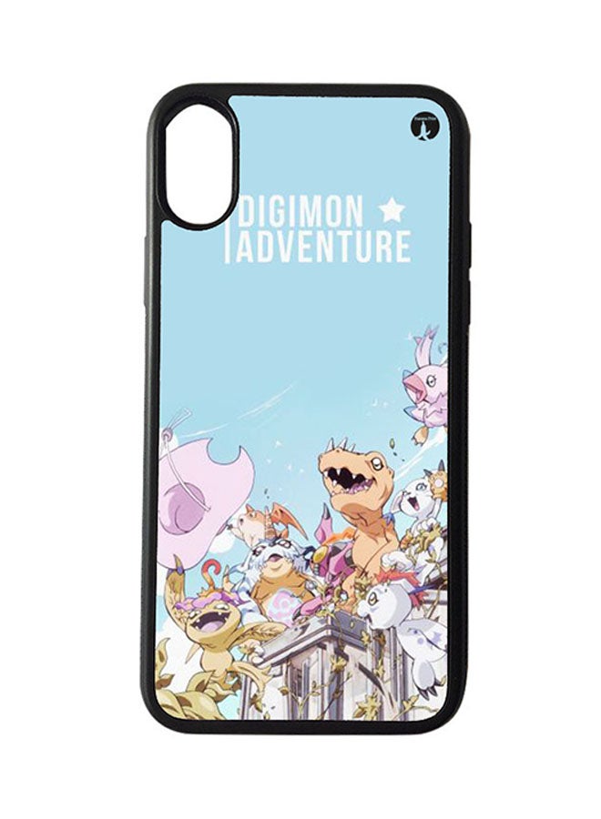 BP Protective Case Cover For Apple iPhone XR The Anime Digimon (Black Bumper)