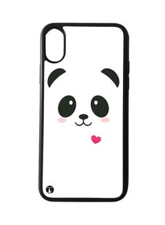Protective Case Cover For Apple iPhone XR A Panda (Black Bumper)