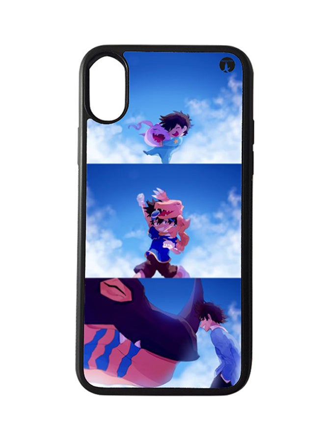 BP Protective Case Cover For Apple iPhone XR The Anime Digimon (Black Bumper)