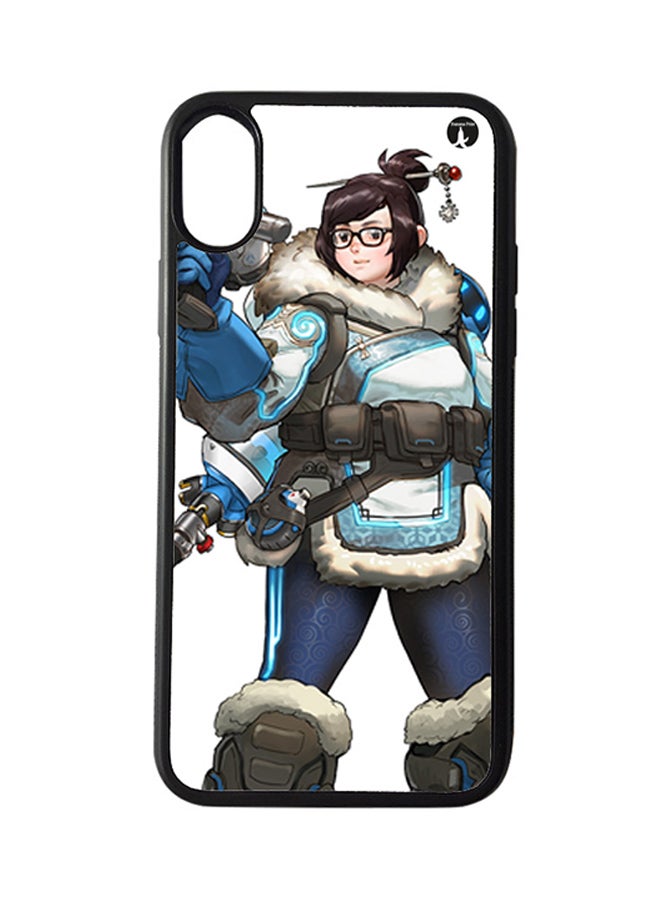 BP Protective Case Cover For Apple iPhone XR The Video Game Overwatch (Black Bumper)