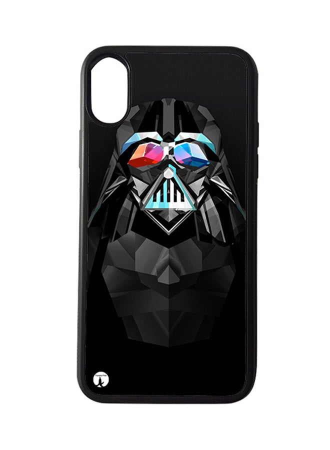 بي بي غطاء حماية واقٍ لهاتف أبل آيفون XR غطاء حماية ممتص للصدمات بتصميم من فيلم Star Wars بلون أسود